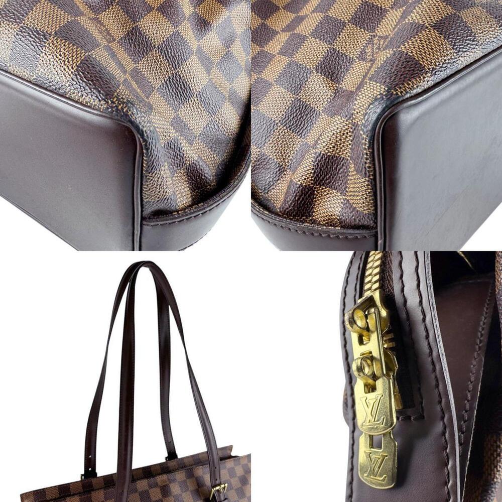 LOUIS VUITTON Authentic Brown Damier Leather Shoulder Bag - Picture 4 of 5